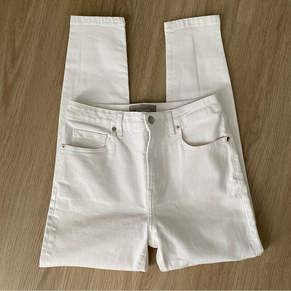 Everlane Women's High Rise Jeans - White